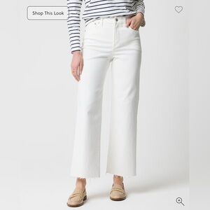 J. Crew Wide-leg cropped jean in all-day stretch - SZ 28